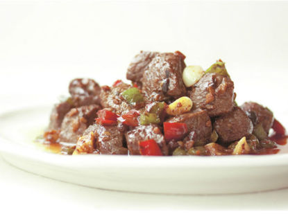 Imagen de Carne con Salsa de Frijoles Negros