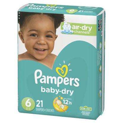 Imagen de PAMPERS BABY- DRY TALLA 6