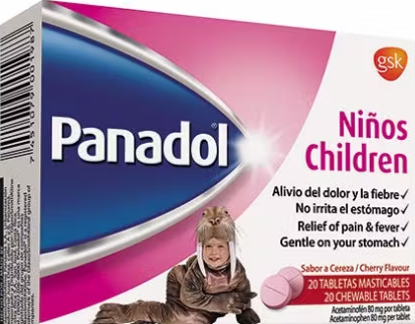 Imagen de PANADOL NIÑOS CAJITA