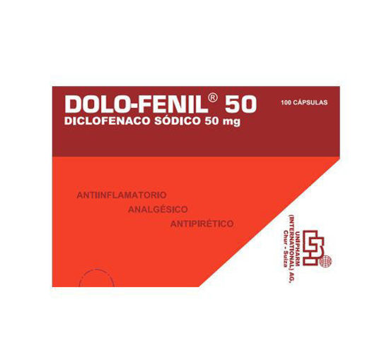 Imagen de DOLOFENIL 50MG (DICLOFENACO 50MG)