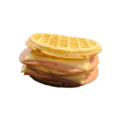 Imagen de Waffles de Jamón con queso